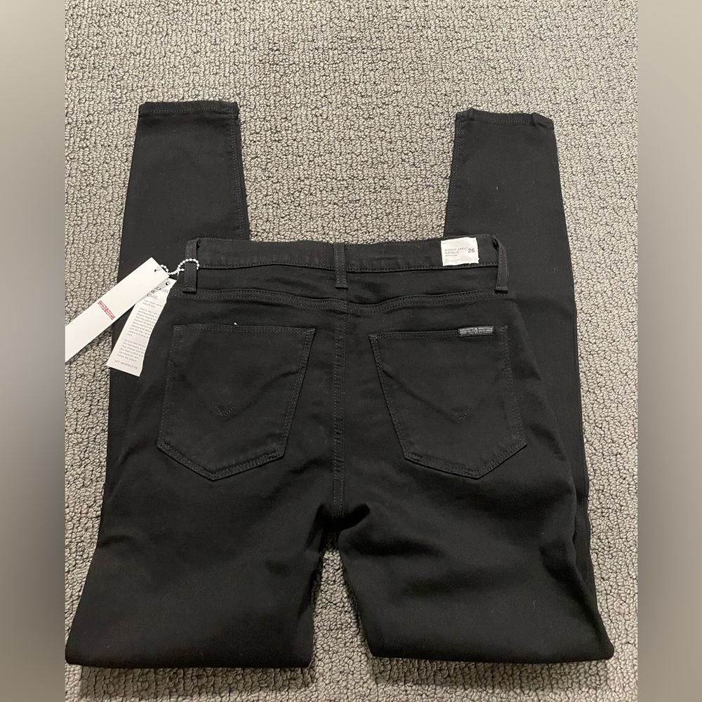 NET hudson black skinny jeans